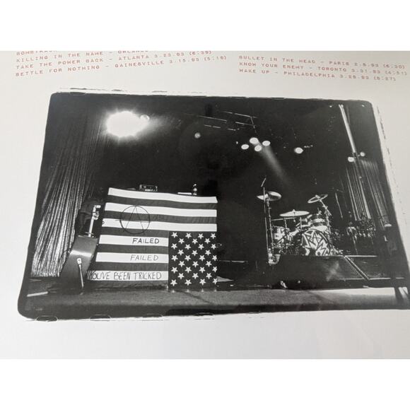 Rage Against The Machine Live On Tour 1993 RSD Vinyl - Picture 4 of 14